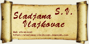 Slađana Vlajkovac vizit kartica